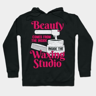 Funny Waxing Studio Esthetician Gift Hoodie